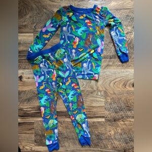 Little Sleepies Colorful Parrot Kids Pajamas